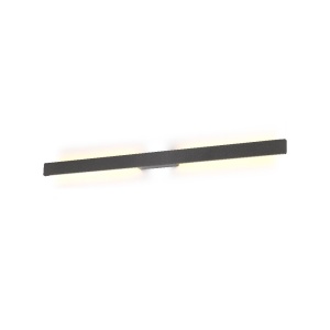 Aplica LED iluminat exterior liniar IP54 LOTUS 20W gri inchis