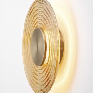 Aplica LED moderna design decorativ NOUS alama aurie/chihlimbar 159933 universul-luminii.ro