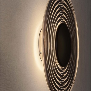 Aplica LED moderna design decorativ NOUS nickel negru/fumuriu 237983 universul-luminii.ro