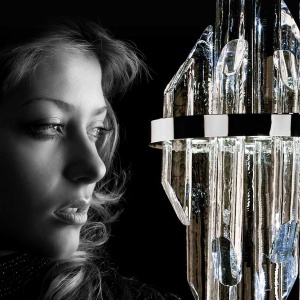 Aplica LED moderna Vision design LUX cristal QUARTZ 01 174403 universul-luminii.ro