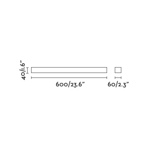 Aplica LED oglinda Baie IP44 stil modern liniar NILO-1 neagra 63316 89793 universul-luminii.ro