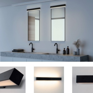 Aplica LED pentru baie ambientala design liniar Shanae 154183 universul-luminii.ro