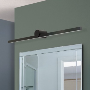 Aplica LED pentru baie moderna IP54 BEAUTY L-101cm negru 155893 universul-luminii.ro