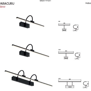 Aplica LED pentru oglinda/tablou PARACURU 8W MA-8915 171743 universul-luminii.ro