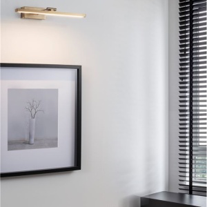 Aplica LED pentru tablou directionabila Marnell alama antique NVL-9117301 76973 universul-luminii.ro