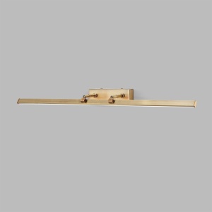 Aplica LED pentru tablou PUBLIO L-75cm alama antique 155923 universul-luminii.ro