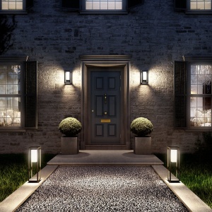 Aplica LED solara iluminat exterior cu senzor de miscare IP54 MERIBEL 136123 universul-luminii.ro