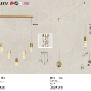 Aplica LED tip pendul FLORESTA 6560 RX - Img 4