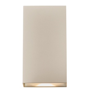 Aplica LED up/down de perete pentru iluminat exterior IP54 Rold Flat bej nisip 115153 universul-luminii.ro