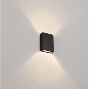 Aplica lumina ambientala pentru fatade IP65 SAM negru - Img 5