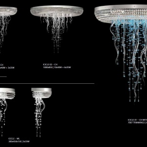 Aplica moderna Vision, design elegant Cristal Bohemia Exclusive ICICLE – WL 193293 universul-luminii.ro