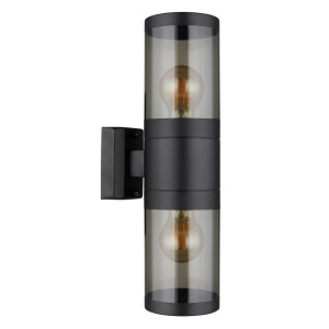 Aplica pentru exterior design modern IP44 Xeloo negru, fumuriu 134803 universul-luminii.ro