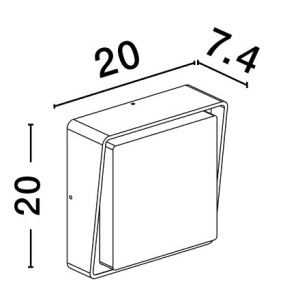 Aplica pentru iluminat exterior IP65 CAPE 206043 universul-luminii.ro