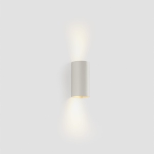 Aplica perete aluminiu alb, 2xGU10, SOLE round - Img 3