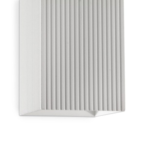Aplica perete aluminiu striat alb, 2xGU10, LUNE square - Img 2
