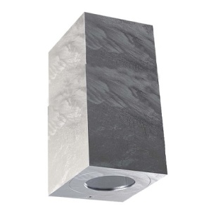 Aplica perete ambientala de exterior IP44 Canto Maxi Kubi 2 galvanizat 49731031 NL