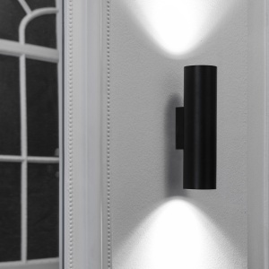 Aplica perete ambientala design modern STAN 2L neagra 83453 universul-luminii.ro