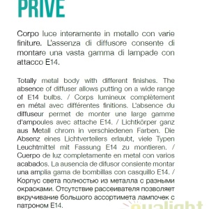 Aplica perete baie PRIVE AP6 alama 179681 61533 universul-luminii.ro