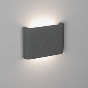 Aplica perete exterior din ciment gri IP65 NOOK LED