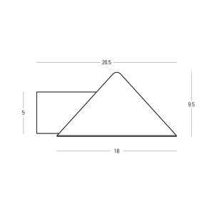 Aplica perete exterior iluminat LED IP54 CONE - Img 5
