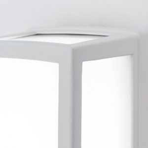 Aplica perete LED de exterior moderna IP54 Bob alba 199623 universul-luminii.ro