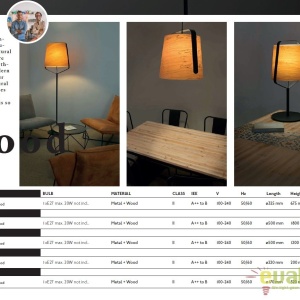 Aplica perete lemn design deosebit STOOD 29844 - Img 5