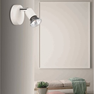 Aplica perete moderna cu spot Base alba NVL-661001 78913 universul-luminii.ro
