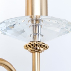 Aplica perete stil clasic cu cristale Swarovski Giada auriu mat 175413 universul-luminii.ro