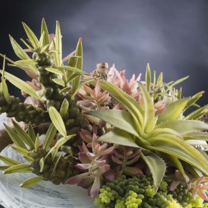 Aranjament floral mediu design LUX EXOTIC MARBLE - Img 3