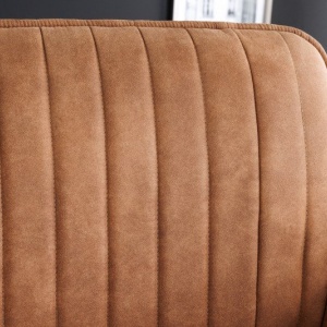 Bancheta tapitata design modern Turin 160cm, microfibra maro - Img 2