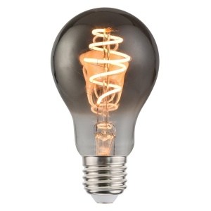Bec E27 Deco Spiral A60 Smoked Dimabil