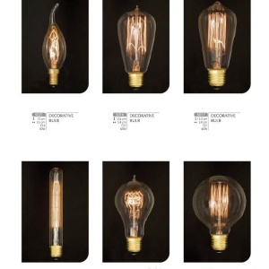 Bec EDISON vintage E27 Tub 60Watt 5022 53053 universul-luminii.ro