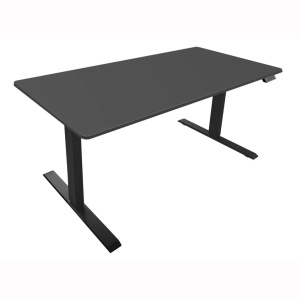 Birou cu inaltime reglabila electrica BLACK DESK 140cm