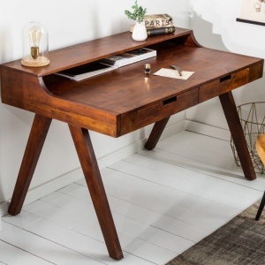 Birou design industrial-vintage Monsoon 120cm - Img 3