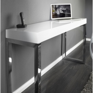 Birou elegant White Desk 120x40cm - Img 2