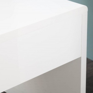 Birou modern alb, simplu si elegant, Fast Trade 120cm - Img 6