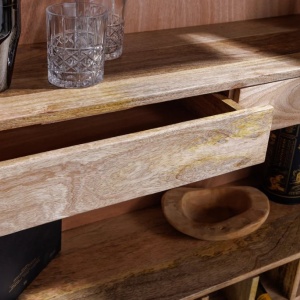 Bufet/ Bar design vintage GOLDEN SUNSET 140cm Mango - Img 9