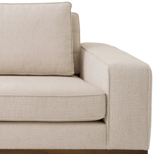 Canapea 2 locuri eleganta design LUX Aurora S, Nuoro beige - Img 6