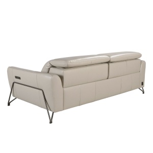 Canapea 3 locuri design italian, Functia Relax, Cowhide sand - Img 2