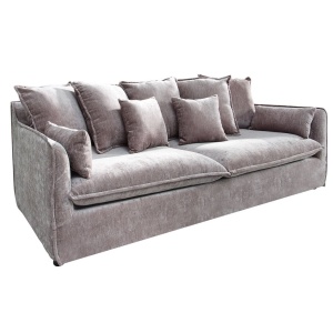 Canapea confortabila Heaven, catifea taupe A-38570 VC