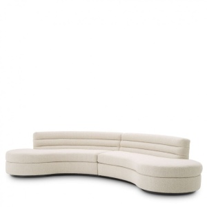 Canapea design modern Lennox, boucle crem 115487 HZ