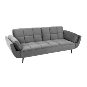 Canapea extensibila BOUTIQUE 215cm gri/ negru A-40567 VC