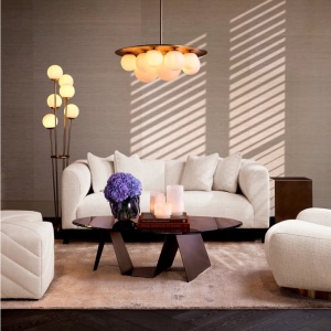 Canapea fixa design LUX Corso S, lyssa sand - Img 2