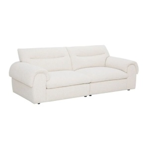 Canapea mare SIXTH SENSE 245cm cu 4 locuri, material boucle bej - Img 2