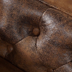 Canapea relax clasica stil englezesc Chesterfield maro antic - Img 4