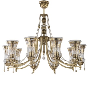 Candelabru 10 brate realizat manual Nico
