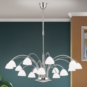 Candelabru 15 brate elegant design modern OPALDESIGN, satin - Img 3