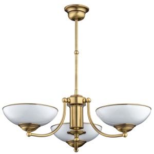 Candelabru 3 brate design clasic realizat manual N - Img 1