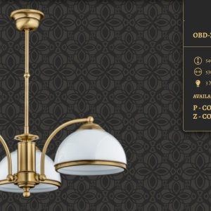 Candelabru 3 brate design clasic realizat manual OBD - Img 2