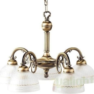 Candelabru 5 brate diametru 52cm Flossi 8815 RX - Img 1